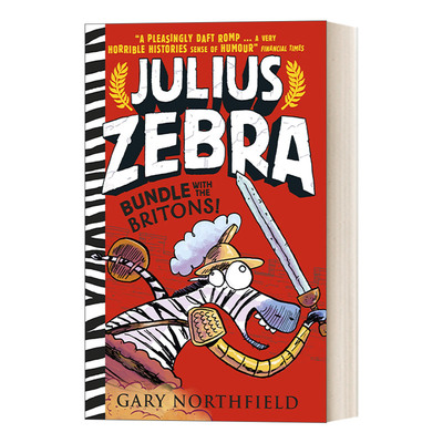 英文原版 Julius Zebra Bundle with the Britons  斑马英国史 插画版 英文版 进口英语原版书籍