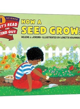 英文原版 Let's Read and Find Out 1 How a Seed Grows 自然科学启蒙阅读与发现1级 种子是如何生长的 英文版 进口英语原版书籍