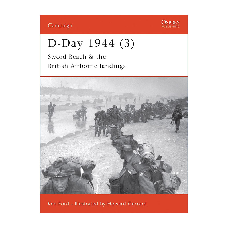 英文原版 D-Day 1944 3 二战盟军1944诺曼底登陆日D-Day 战争历史系列 卷三 英文版 进口英语原版书籍