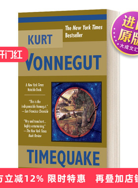 英文原版小说 Timequake 时震 Kurt Vonnegut库尔特·冯内古特 英文版 进口英语原版书籍