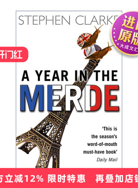 英文原版 A Year In The Merde 在法国的一年 斯蒂芬·克拉克 英文版 进口英语原版书籍