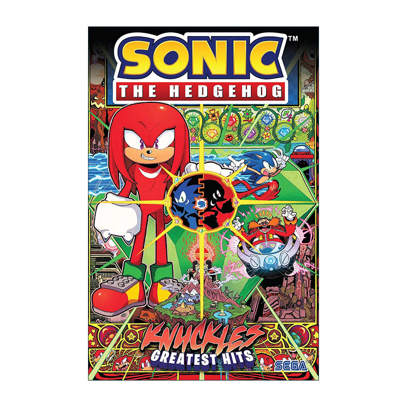 英文原版 Sonic the Hedgehog Knuckles' Greatest Hits 刺猬索尼克 Knuckles的精准打击 精选集 IDW儿童漫画 Ian Flynn 英文版