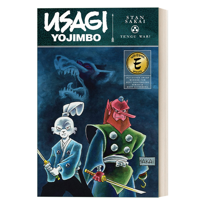 英文原版 Usagi Yojimbo: Tengu War! 兔子武士 天狗之战 Stan Sakai坂井正彦 IDW漫画 英文版 进口英语原版书籍
