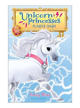 英文原版 Unicorn Princesses 2 Flash's Dash 独角兽公主2 Emily Bliss儿童奇幻插图小说 英文版 进口英语原版书籍