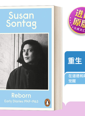 英文原版小说 Reborn 重生 桑塔格日记与笔记 1947-1963 英文版 Susan Sontag 进口英语原版书籍
