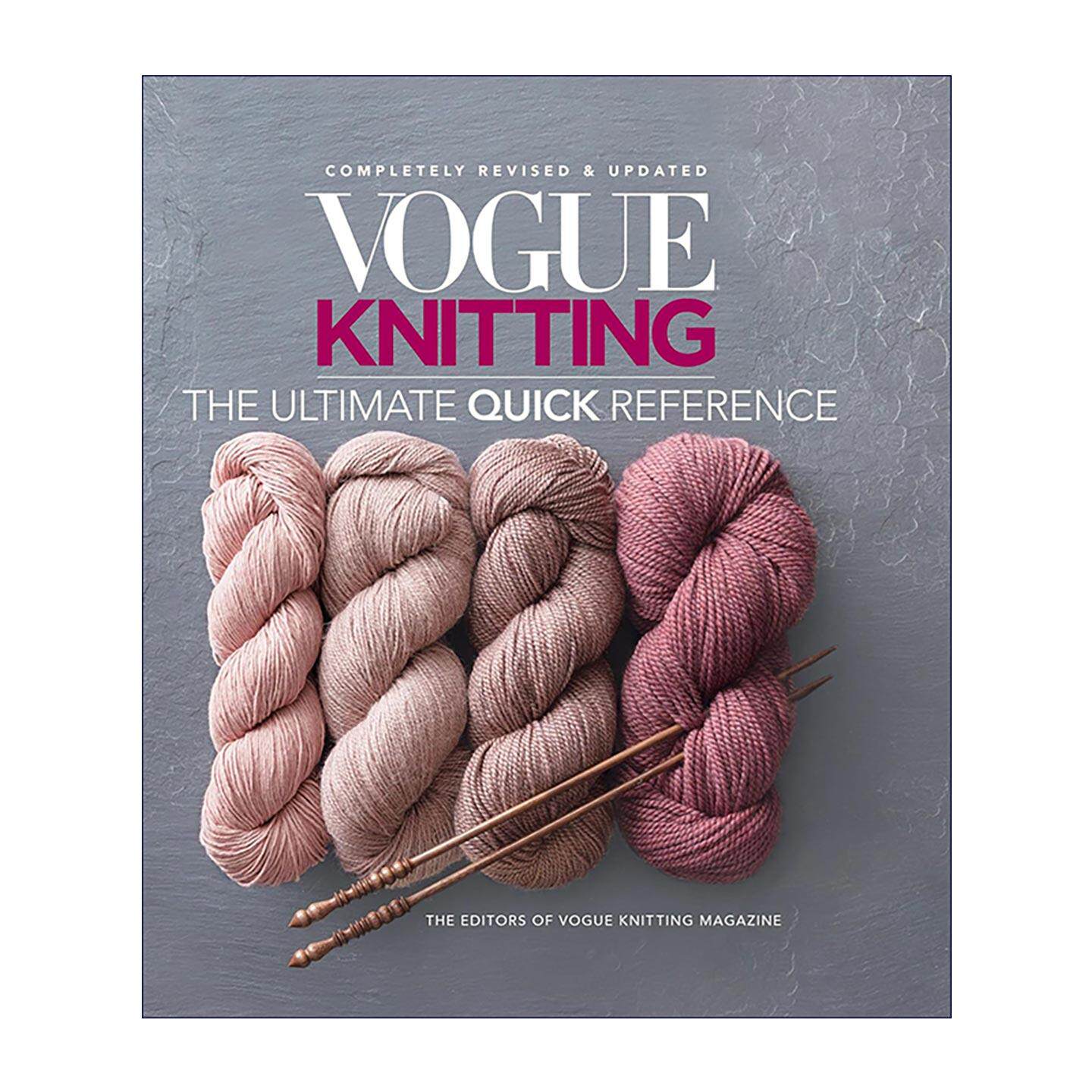 英文原版 Vogue Knitting The Ultimate Quick Reference 棒针随身速查手册 便携编织技法纠错工具书 英文版 进口英语原版书籍