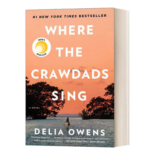 英文原版小说 Where the Crawdads Sing 蝲蛄吟唱的地方 Goodreads年度好书 Delia Owens 精装 英文版 进口英语原版书籍