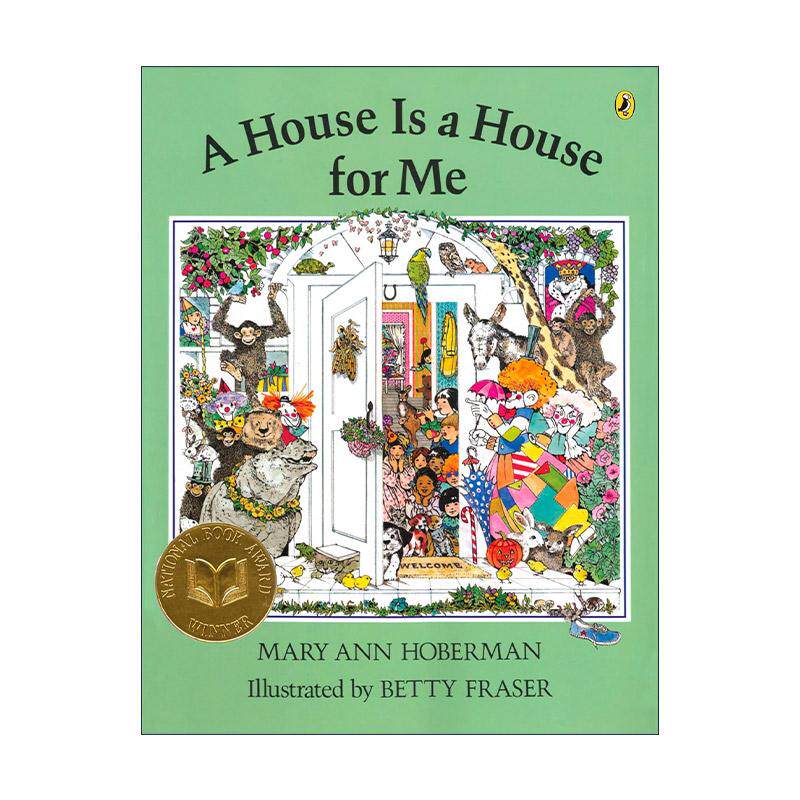 英文原版 A House Is a House for Me 房子对我来说就是房子 儿童精装绘本 亲子阅读 英文版 进口英语原版书籍