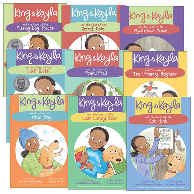 英文原版 King & Kayla 金和凯拉系列9册 苏斯博士奖 主人与宠物的相处 儿童章节桥梁书 Nancy Meyers 英文版 进口英语原版书籍