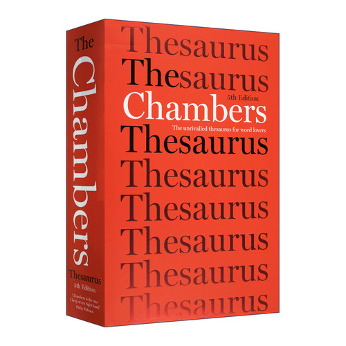 英文原版 The Chambers Thesaurus  5th Edition 钱伯斯英语词典 第5版 精装 英文版 进口英语原版书籍