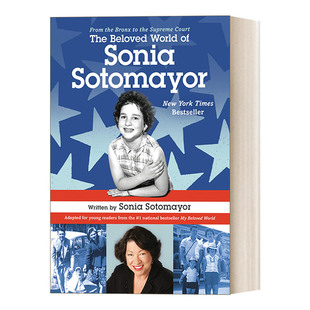 英文原版 The Beloved World of Sonia Sotomayor 索尼娅·索托马约尔钟爱的世界 女性人物传记 儿童科普百科 英文版 进口英语书籍