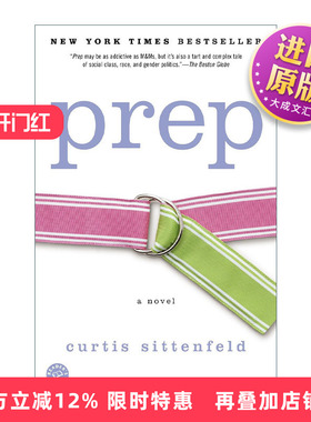 英文原版 Prep 奥尔特校园手记 Curtis Sittenfeld 英文版 进口英语原版书籍