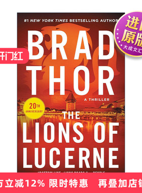 英文原版 The Lions of Lucerne 卢塞恩的狮子们 特工斯科特系列 悬疑小说 英文版 进口英语原版书籍