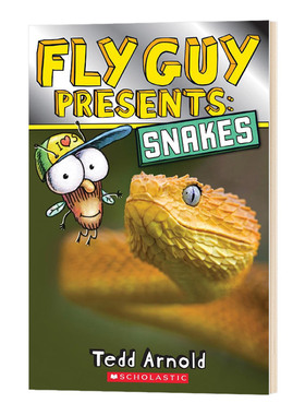 英文原版 Fly Guy Presents #7 Snakes Scholastic Reader  Level 2 苍蝇小子#7 蛇 英文版儿童图书