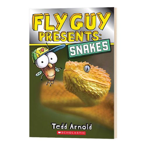 英文原版 Fly Guy Presents #7 Snakes Scholastic Reader  Level 2 苍蝇小子#7 蛇 英文版儿童图书