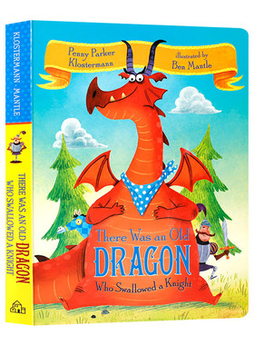 英文原版 There Was an Old Dragon Who Swallowed a Knight 有条老龙吞下了一个骑士 绘本 英文版 进口英语原版书籍儿童图书