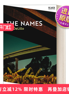 英文原版 The Names 名字 唐德里罗 英文版 进口英语原版书籍