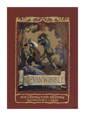 英文原版 Rip Van Winkle 瑞普·凡·温克尔 Calla Editions 精装插图版 Washington Irving华盛顿·欧文 英文版 进口英语原版书籍