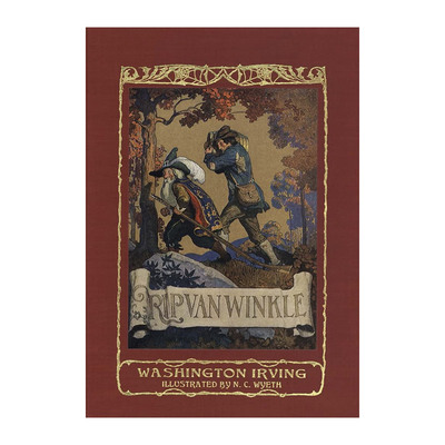 英文原版 Rip Van Winkle 瑞普·凡·温克尔 Calla Editions 精装插图版 Washington Irving华盛顿·欧文 英文版 进口英语原版书籍