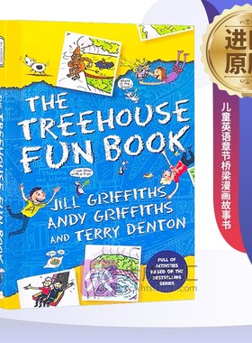 The Treehouse Fun Book 1 英文原版 疯狂树屋历险记活动书1 儿童英语章节桥梁漫画故事书 英文版进口原版书籍 Andy Griffiths