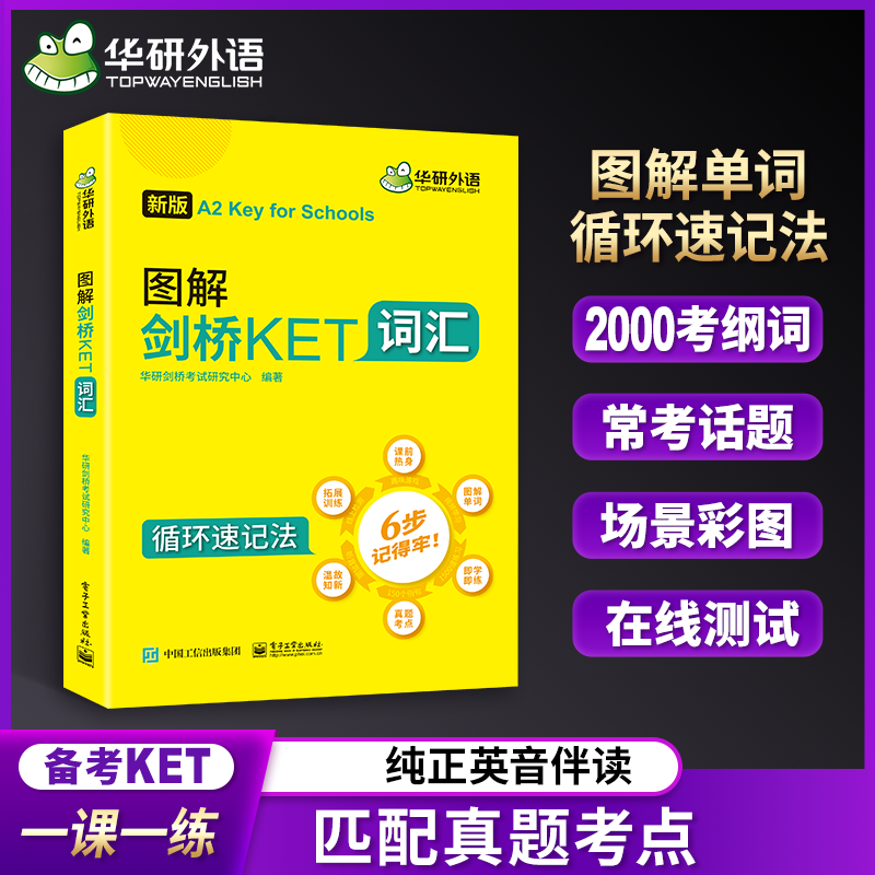 图解剑桥KET词汇2025华研外语