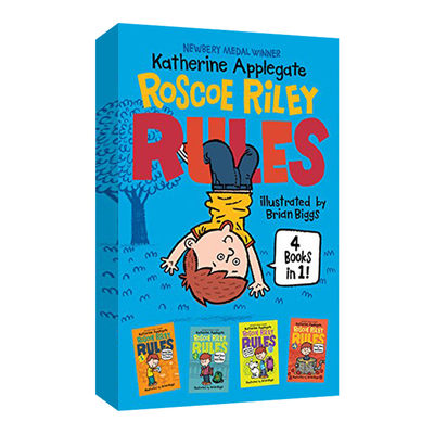 英文原版 Roscoe Riley Rules 4 Books in 1! 罗斯科莱利规则1-4精装合集 英文版 进口英语原版书籍