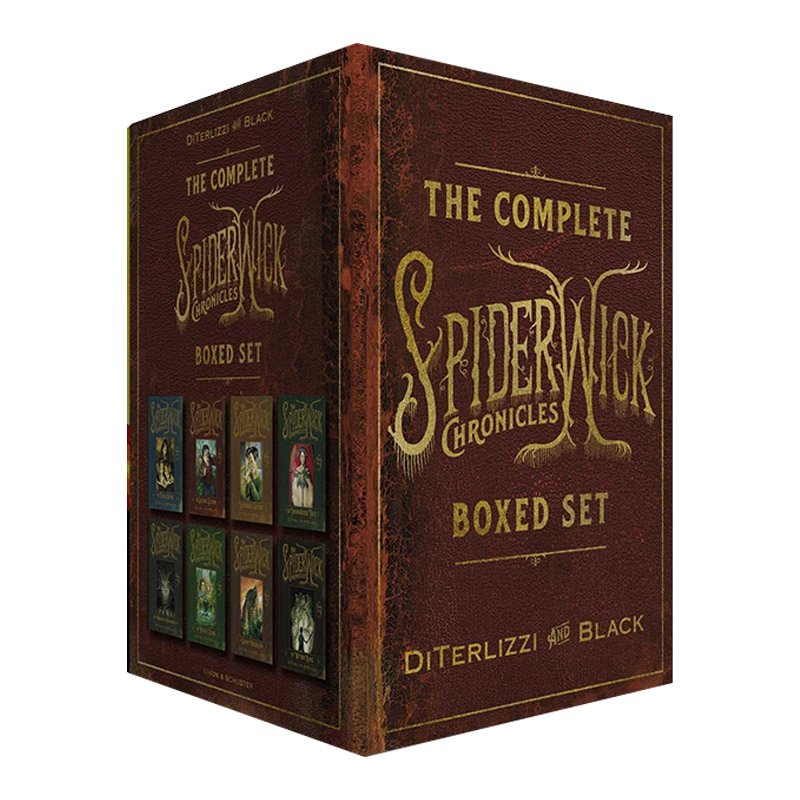 英文原版 The Complete Spiderwick Chronicles Boxed Set 奇幻精灵历险记共8本 英文版 进口英语原版书籍