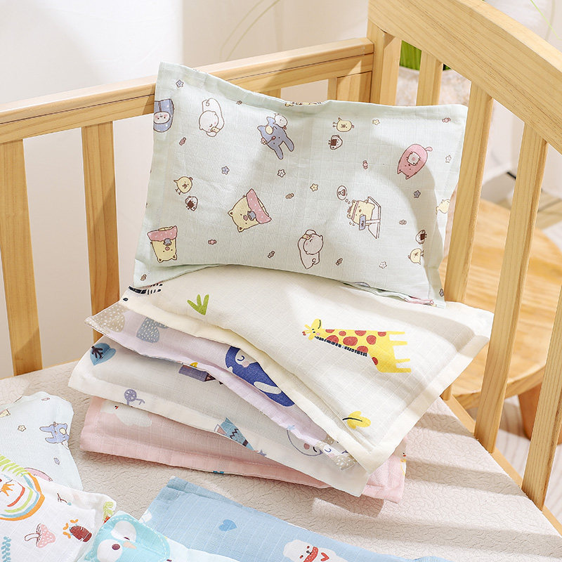 油柑叶新生婴儿枕头防偏定型透气