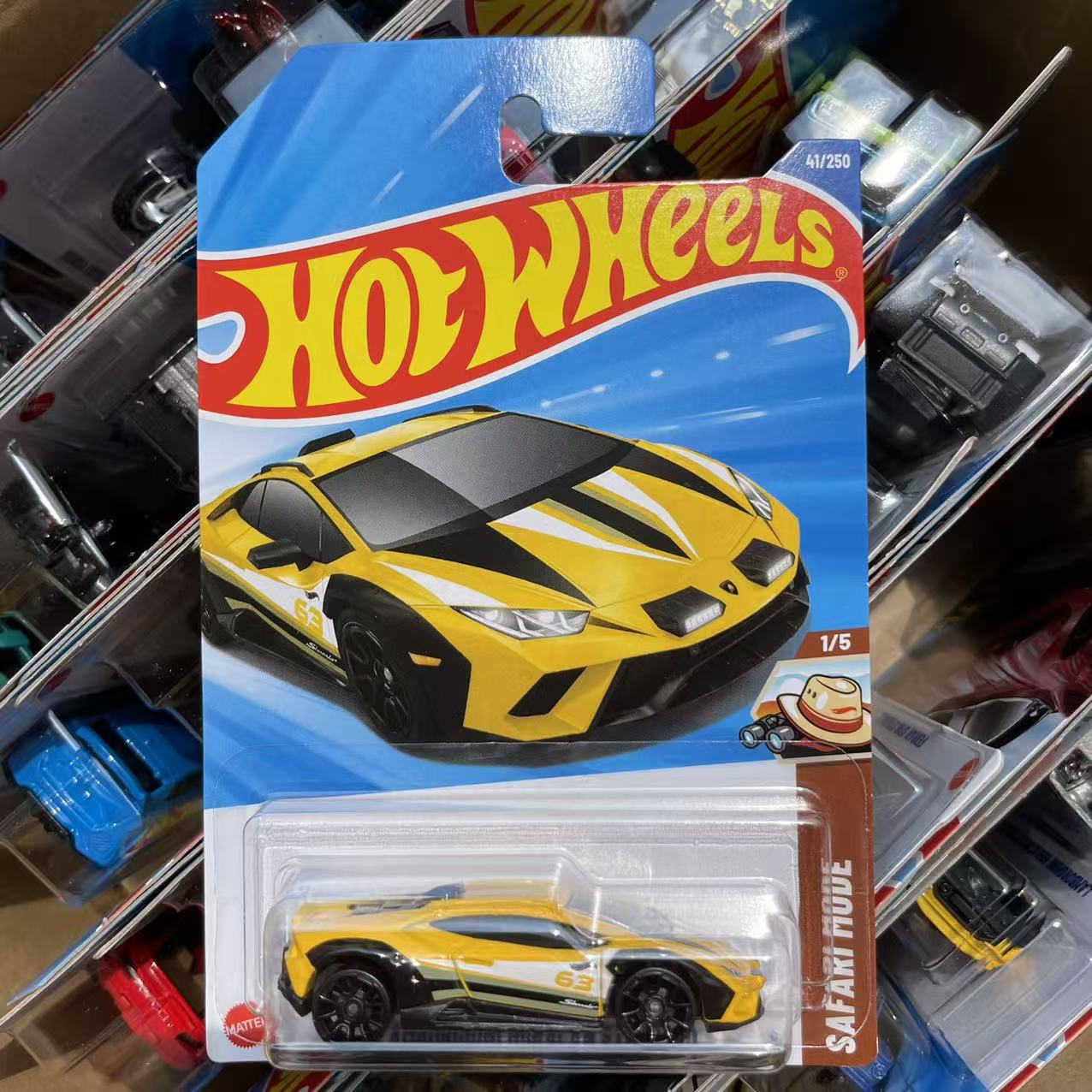 41#2025P 风火轮HOTWHEELS LAMBORGHINI HURACAN 兰博基尼飓风