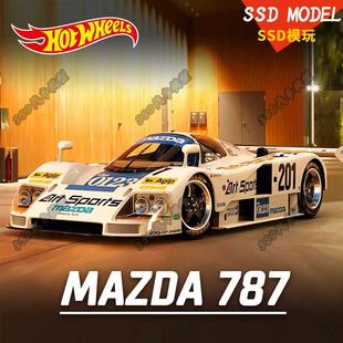 Hotwheels风火轮合金车模马自达Mazda787B仿真玩具汽车模型25M