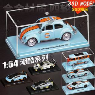 CCA车模1 64海湾石油车模Gulf合金车模福特大众宝马小车汽车模型