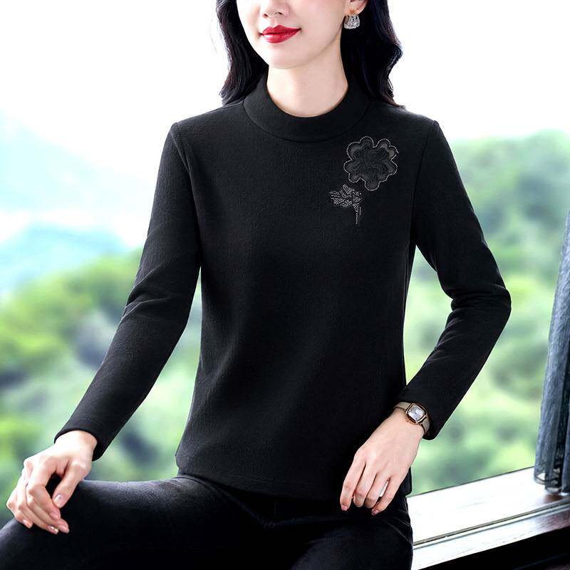 专柜官方简约通勤卫衣女冬季中长款加绒加厚宽松显瘦连帽日常百搭