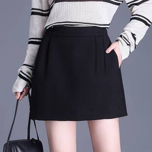 专柜品牌时尚花苞短裙半身裙女春季2026新款高腰小个子显瘦百搭a