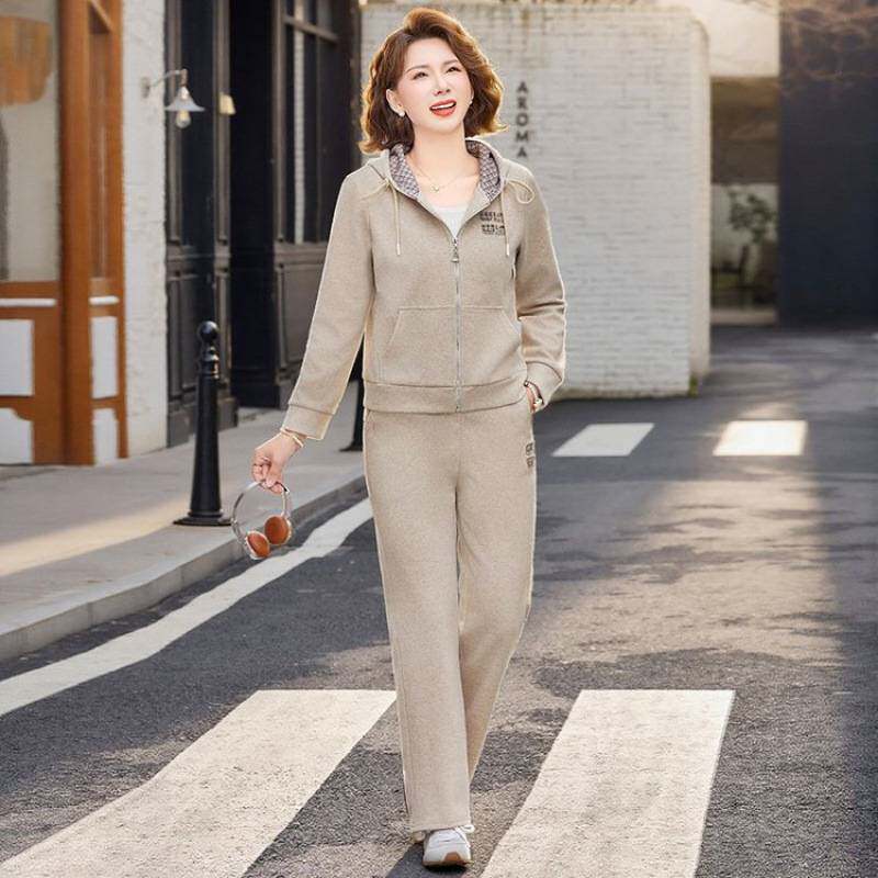 专柜品牌时尚运动套装女新款早春穿搭一整套韩版洋气卫衣休闲跑步