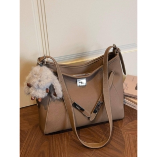 专柜品牌跨境流行大容量托特包女2026新款小众设计百搭斜挎包高级