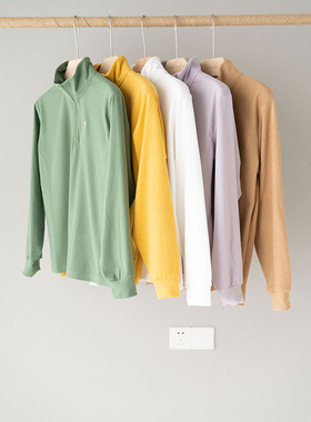 【老客入 ZHENG！】捡漏现货男女款摇粒绒半拉链 打底衫GZTM807