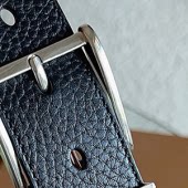 【老客入!】5-7天发 男士 3.5cm 钢印字母logo百搭腰带GZTD297