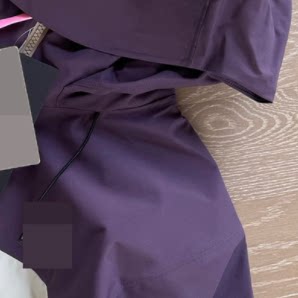 【老客入！大厂】5-7天发 女士 神仙紫白拼色冲锋衣外套 SDYC010