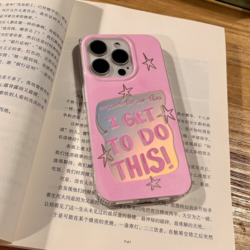 趣壳制作室适用苹果17/16/15/14手机壳iPhone12保护套13Promax磨砂半透明少女粉色防撞设计可爱ins风手绘