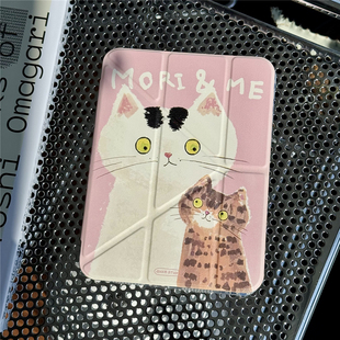 趣壳新款iPad2025Air4/5/6三折磁吸唤醒Y折多角度支撑mini平板电脑保护套苹果iPad7/8/9/10/11带笔槽iPadPro