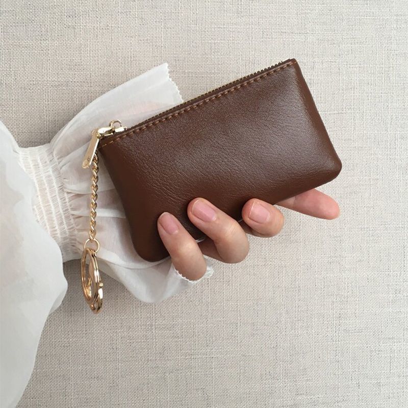 钥匙包卡包小巧拉链零钱包轻薄