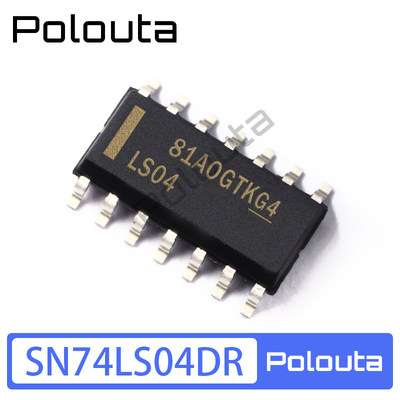 Polouta SN74LS04DR  LS04 SOP-14 贴片3.9MM 六反相器逻辑芯片