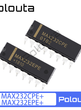 MAX232EPE MAX232 MAX232CPE RS-232接口IC Polouta DIP-16
