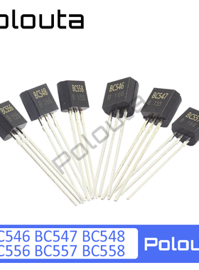 BC558 BC546 BC547 BC548 BC556 BC557 TO-92 功率晶体管 Polouta