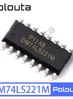 Polouta DM74LS221MX DM74LS221M SOP16 3.9mm 贴片单次触发IC