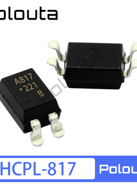 Polouta HCPL-817 HCPL-817 A817 SOP4 贴片 光耦-光电晶体管输出