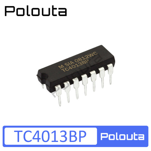 TC4013BP DIP14 直插芯片 双D型触发器  POLOUTA