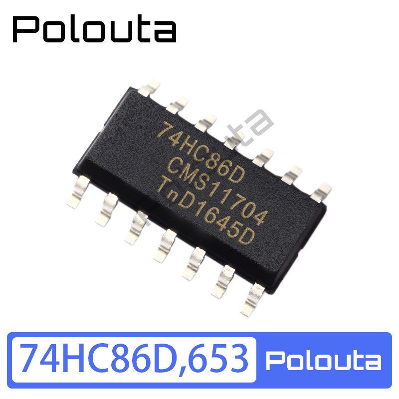 74HC86D,653 SOIC-14 四路2输入异或门 贴片逻辑芯片 Polouta