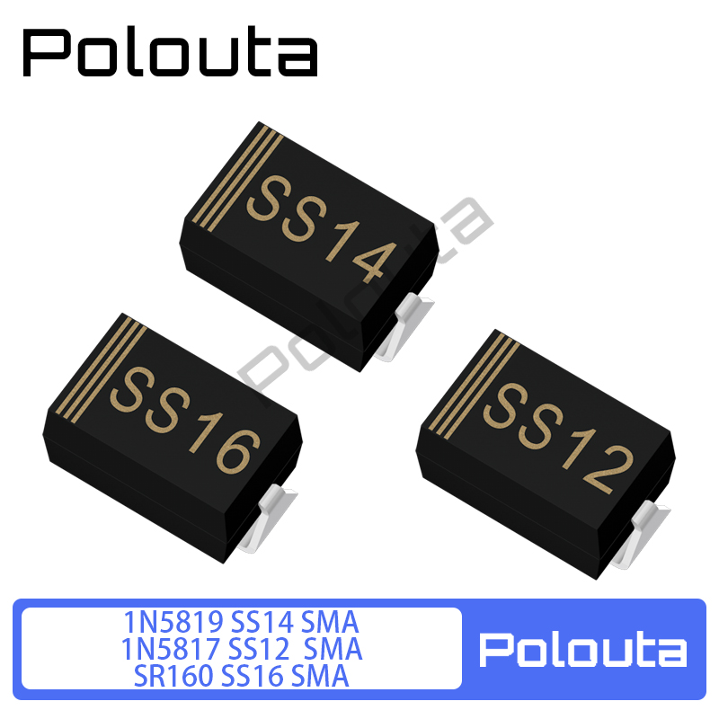 SS12 SS14 SS16 SMA POLOUTA 肖特基二极管