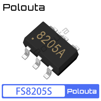 8205 8205S FS8205S SOT23 移动电源锂电保护IC芯片 10个 POLOUTA